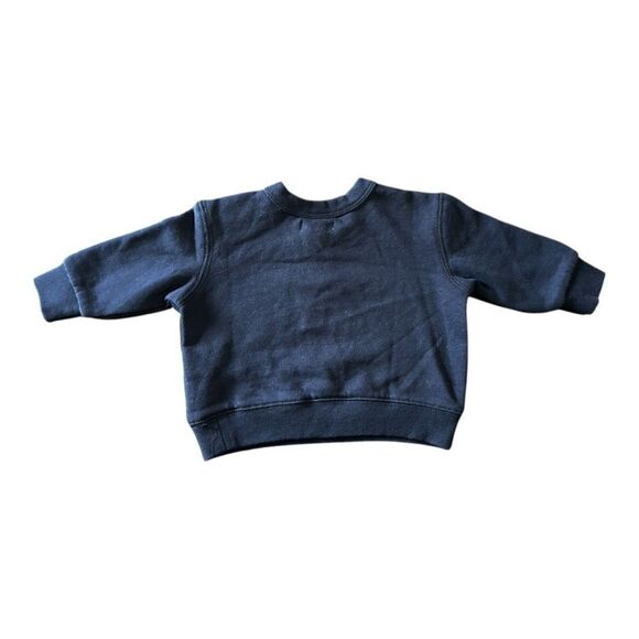 Ralph Lauren Navy Blue Crewneck Kids with pony NEW - Picture 3 of 6